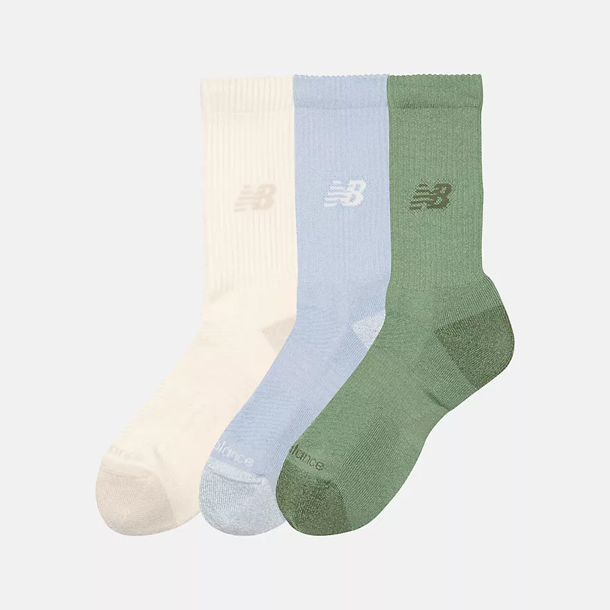 New Balance Active Crew Oregano 3 Pack Socks