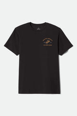 Brixton Danforth Black Standard S/s Shirt