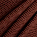 New Balance Numeric Rich Oak Waffle Knit L/s Henley