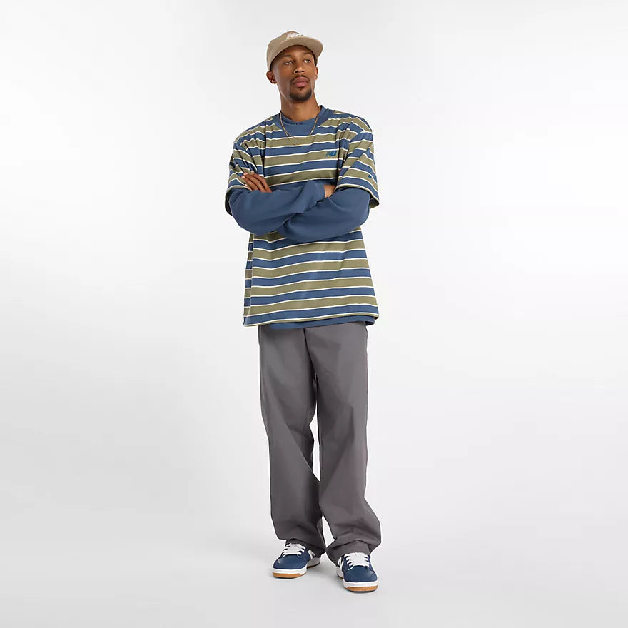 New Balance Numeric NB# Stripe Vintage Indigo S/s Shirt