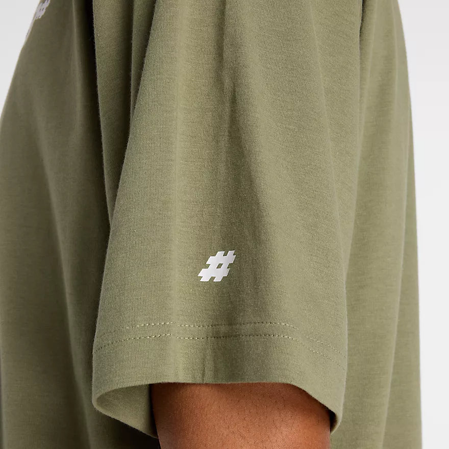 New Balance Numeric Small Logo Dark Olivine S/s Shirt