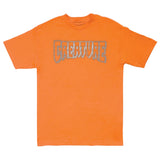 Creature Bonehead Glitch Orange Heavyweight S/s Shirt