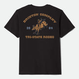 Brixton Danforth Black Standard S/s Shirt