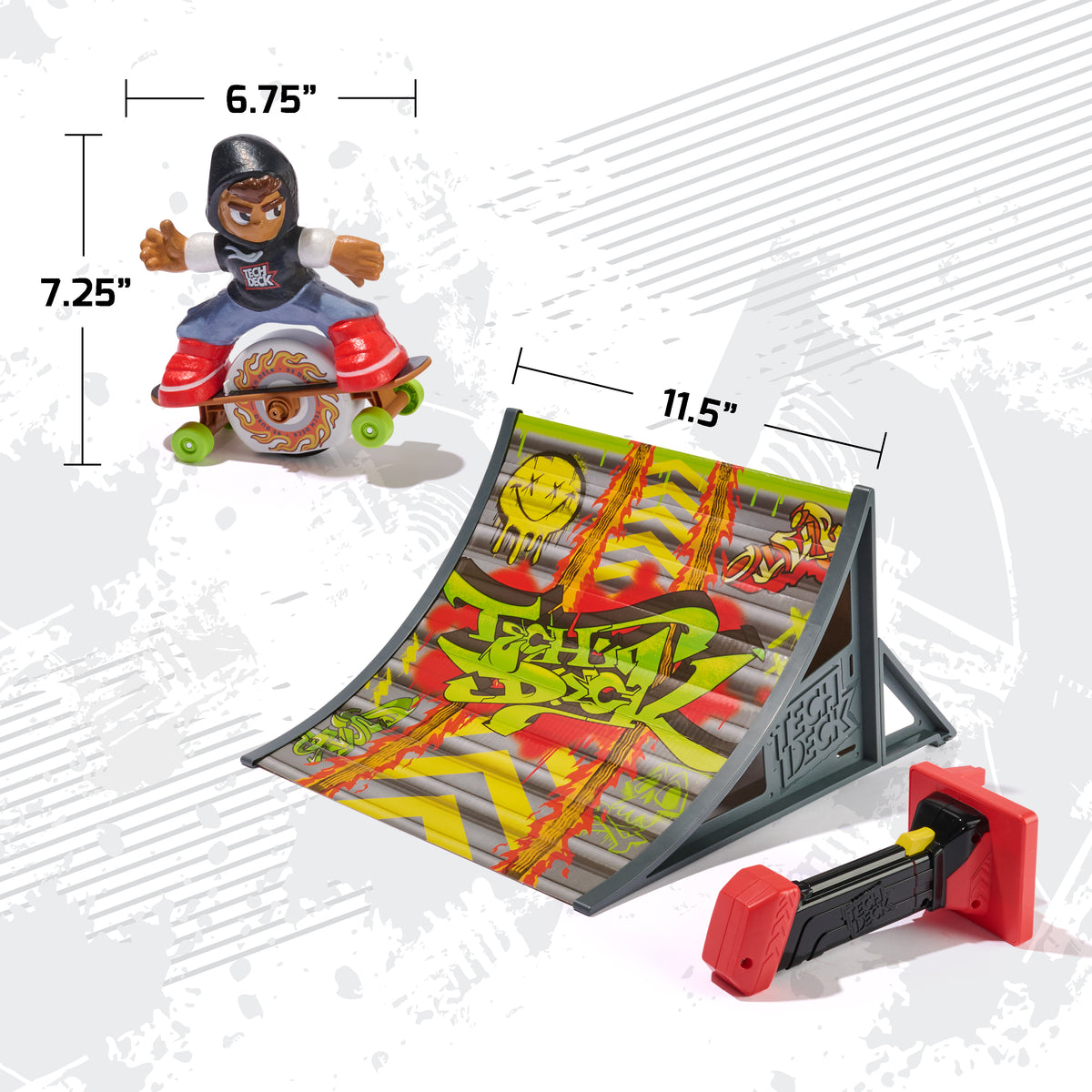 Tech Deck Shred N’ Blast Motorized Skateboard