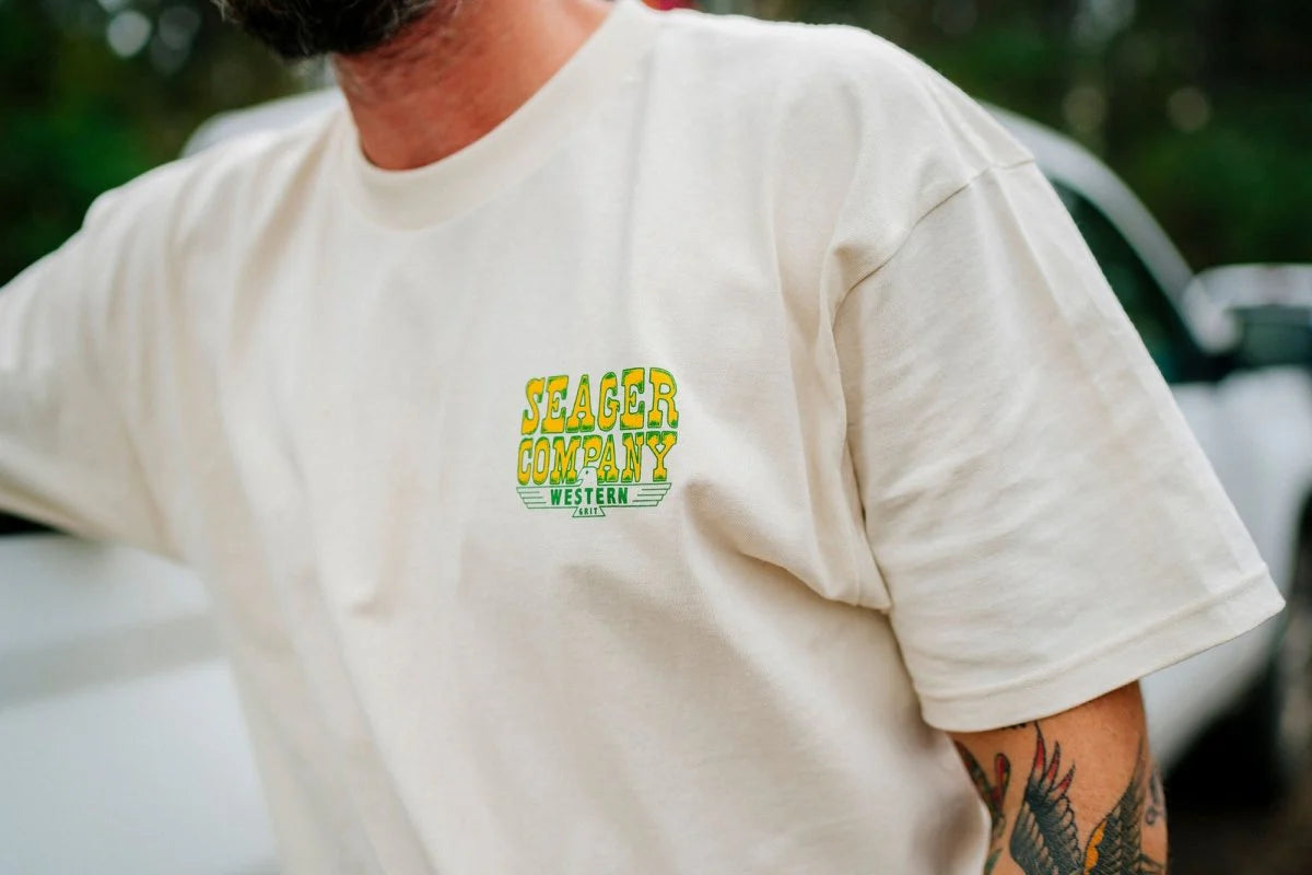 Seager Rattler Vintage White S/s Shirt