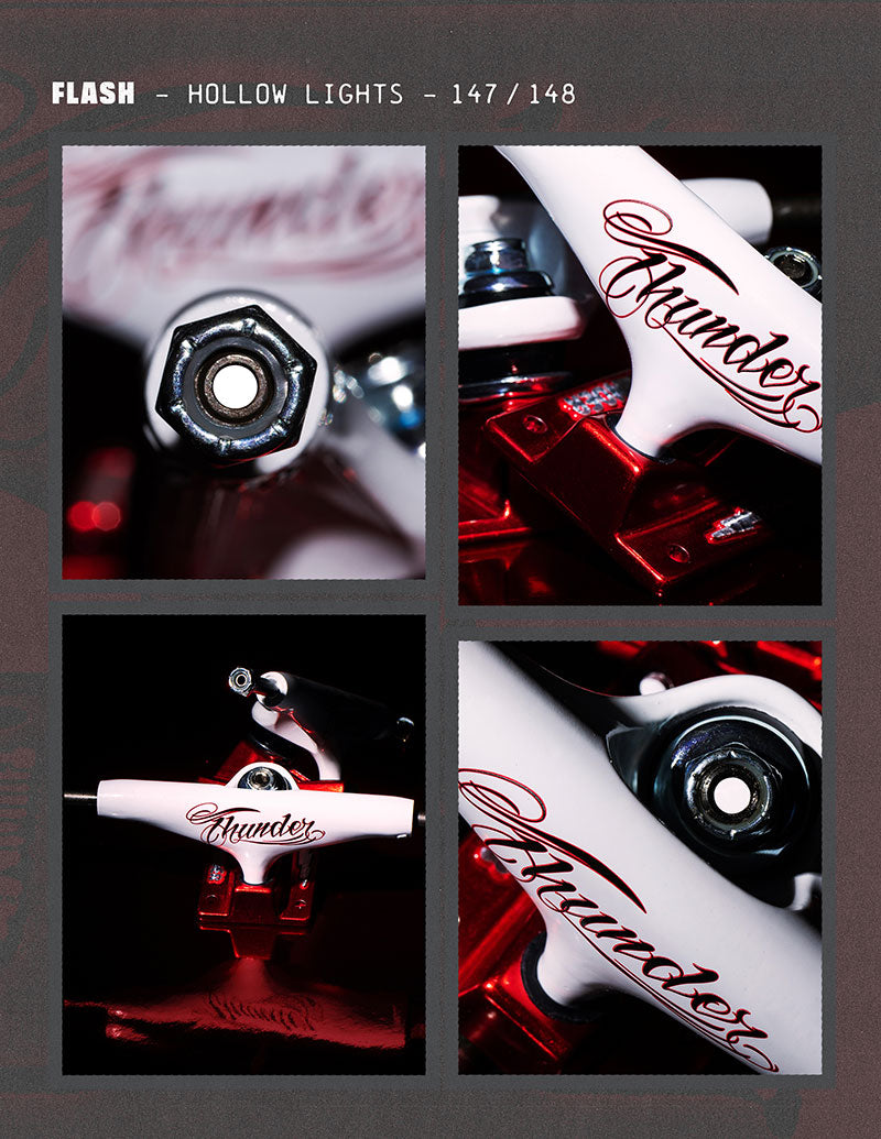 Thunder Flash Hollow Light White/Red Truck