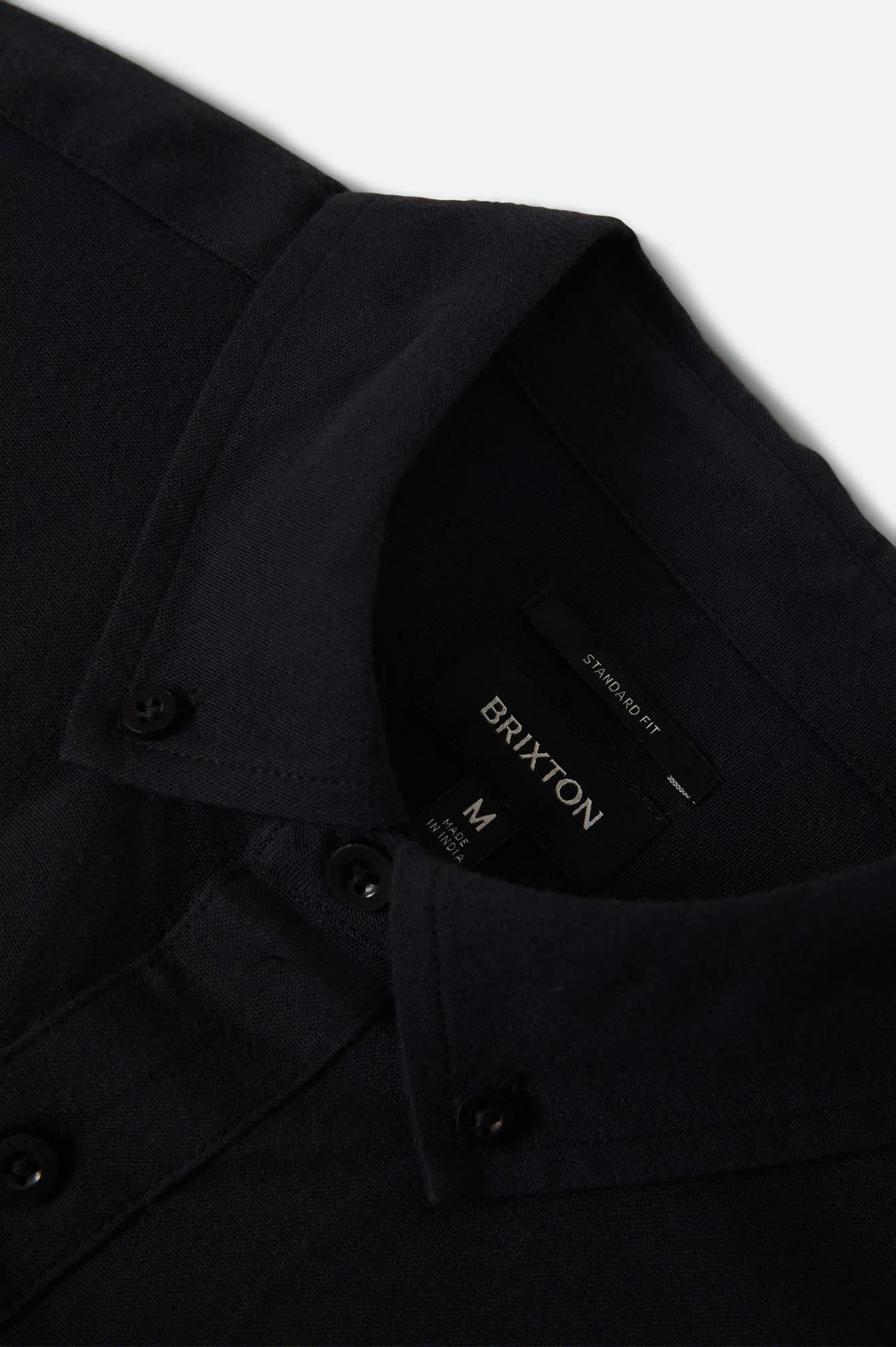 Brixton Sanford Oxford Black S/s Woven Shirt
