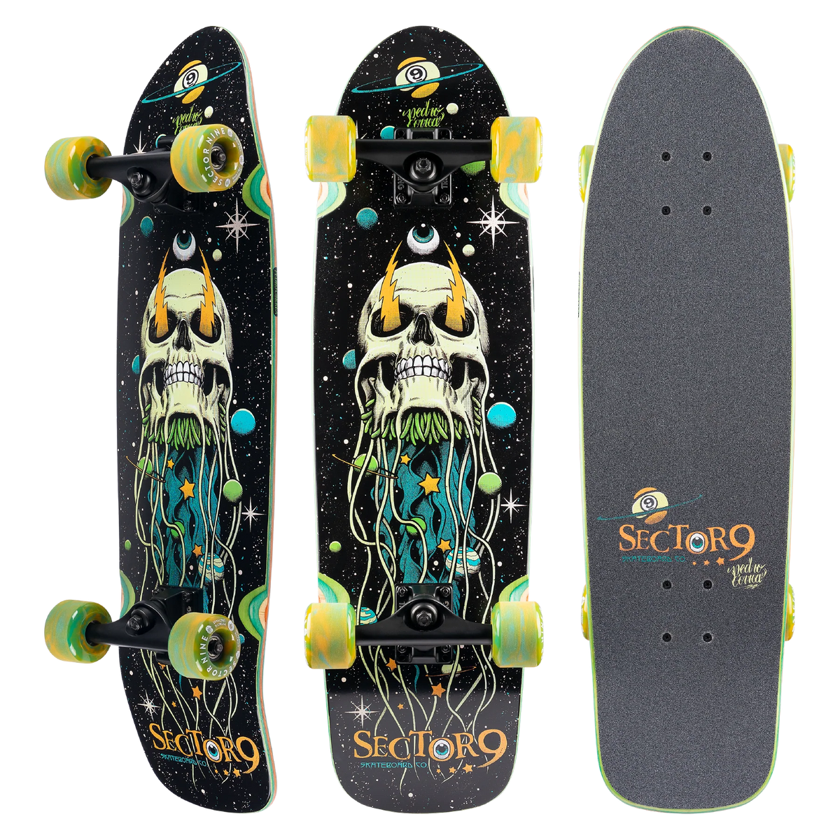 Sector Nine Chop Hop Charge  30.5" X 8.625" Cruiser Complete Skateboard